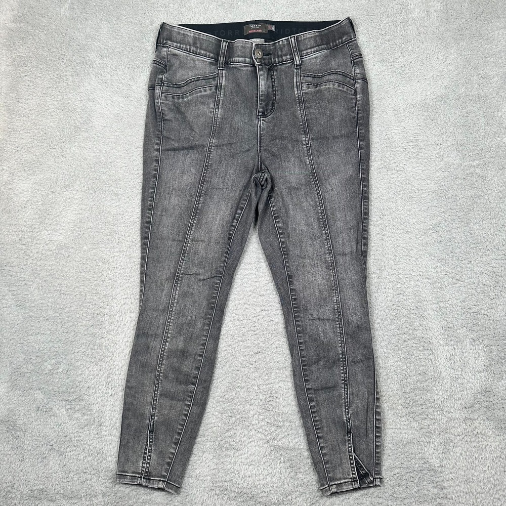 Torrid Bombshell Skinny Super Soft‎ Premium Stretch High-Rise Jean 14R Black